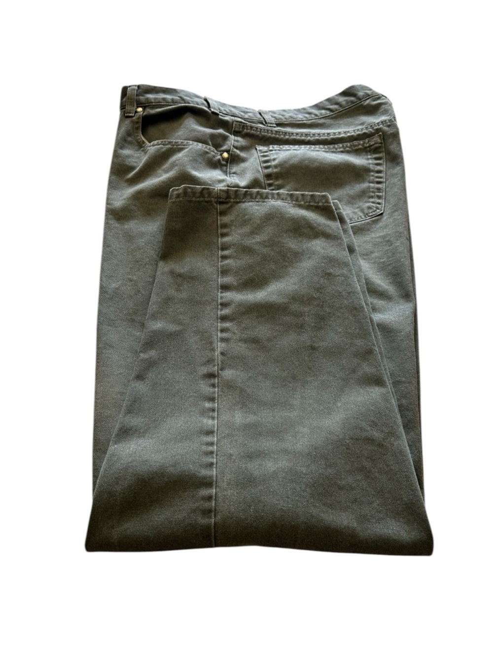 Dockers Men's Relaxed Straight-Leg Jeans in Olive - Picture 10 of 11